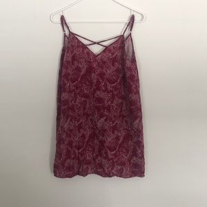 Maroon Forever 21 Dress